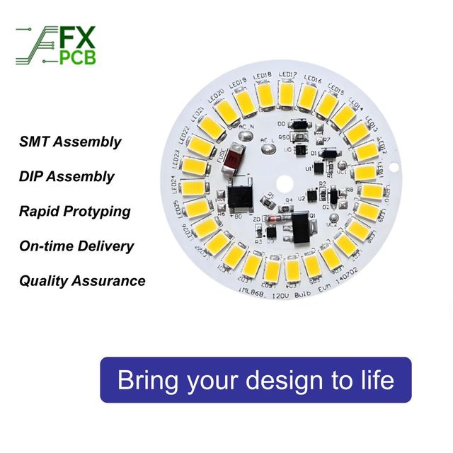 One-stop Pcb Prototype Pcba Smt Pcb Assembly Custom Circuit Oem Circuit Multilayer Pcb Manufacturer for LED Application