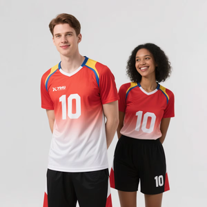 Camiseta de voleibol blanca Premium 2025-Uniforme de voleibol por sublimación para mujer-Tela de rendimiento transpirable y de secado rápido - Product Image 1