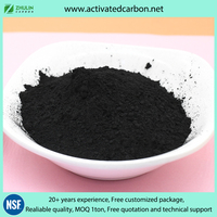 900 mg/g 200mesh charbon actif en poudre pour le traitement de l'eau