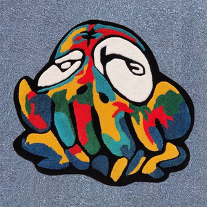 Alfombra personalizada para el hogar, diseño de letras SYL, alfombrillas con logotipo, Alfombra tejida hecha a mano, logotipo troquelado - Product Image 1