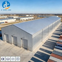 Almacén Prefabricado de Estructura de Acero Confiable con Diseño de Aislamiento, Edificio de Estructura Metálica para Almacenamiento de Materiales Industriales