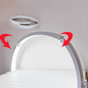 48W Dimmbare LED-Mondlicht-Stehlampe Günstige Halbmond-Nagellampe für Make-up Tattoo-Künstler Bar Wimpern - Product Image 3
