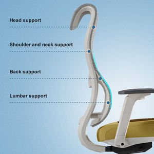 Promoción Cómoda silla ergonómica para oficina con soporte Lumbar Malla <span class=keywords><strong>Escritorio</strong></span> Sillas De Oficina - Product Image 2