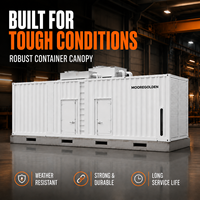 Groupe électrogène diesel conteneurisé 1200 kW 1500 kVA à prix direct usine pour la sauvegarde d'urgence des centres de données