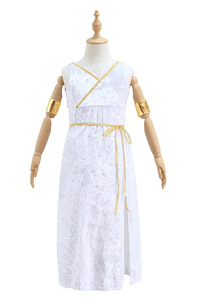 Costume de personnage de télévision pour filles d'Halloween, robe de performance de tunique romaine antique de la mythologie grecque - Product Image 4