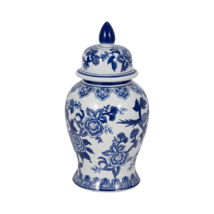 Vaso in ceramica con coperchio, vaso decorativo per fiori, per soggiorno, camera da letto, ufficio, decorazioni per la casa - Product Image 3