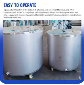 Stainless Steel <strong>Single</strong> Layer Mixing Cylinder Tank Efficient Chemical Equipment for Heating Mixing - Product Image 4