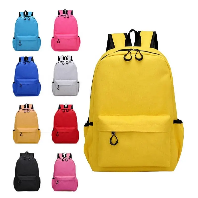 Low MOQ All Over Custom Kids Backpacks Wholesale Logo Kids Girls Book Bag Children Student School Bags Design Printed Backpack