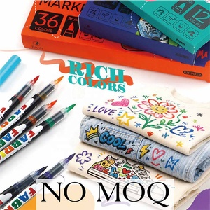 <span class=keywords><strong>Rotuladores</strong></span> de Tela de Venta Caliente, <span class=keywords><strong>Rotuladores</strong></span> Lavables de 12 Colores para Ropa Pintada a Mano, Marcadores de Graffiti para Lienzo - Product Image 2