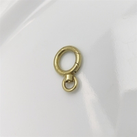 Bouton rond en laiton moulé sous pression jiujiuy pour bracelet, collier, perle, connexion DIY