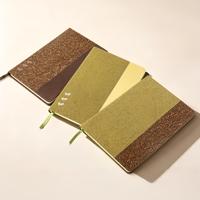 Coffret Cadeau Stylo et Carnet A5 Rigide Personnalisé avec Logo, en Fibre de Thé Recyclée Écologique, Sérigraphié – Idéal pour Événements d'Entreprise