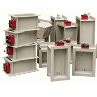 Clapet coupe-flamme en PP SCEELAB, anti-corrosion, pour système de ventilation chimique, tailles personnalisées