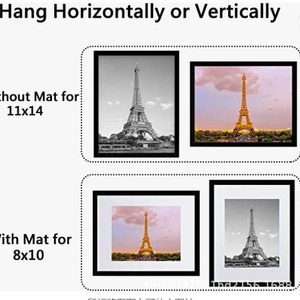 Tùy chỉnh 4x6 5x7 8x10 9x12 A4 A3 bảng màu đen tường treo PVC nhựa MDF hình ảnh bằng gỗ khung ảnh cho Trang chủ trang trí - Product Image 4