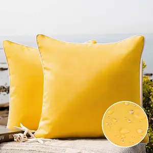 Wholesale 18x18inches Furniture Patio Chair Decorative Waterproof Outdoor Pillows Cushions Covers