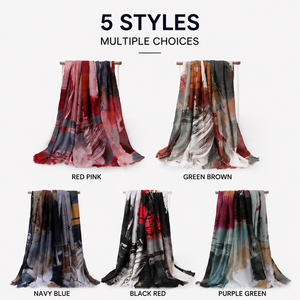 Chal de Satén de Doble Cara 180x90cm, Bufanda Suave y Sedosa para Mujer, Moda de Invierno - Product Image 6