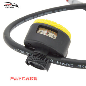 KEEP DIVING CP 990 50m Clip de plongée magnétique puissant avec fenêtre de visualisation latérale à luminescence nocturne pour tube, base de clip et boussole - Product Image 3