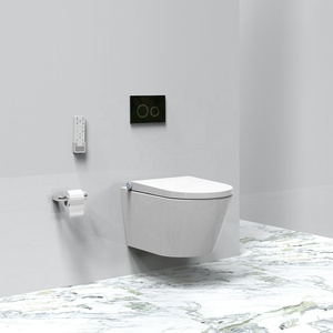 Британский стиль сантехника Подогрев сиденья умный туалет - Product Image 4