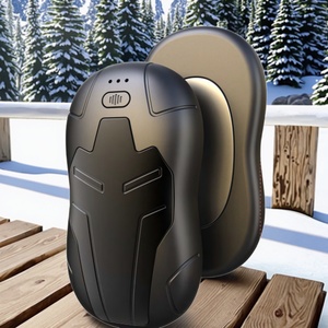 Hand Foot Warmer <b>USB</b> Rechargeable Electric 2 Pack Magnetic Double Side <b>Heating</b> Warmer for Car & Outdoor Winter Use - Product Image 3
