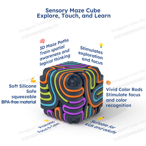 Tablero de Actividades Sensoriales de Silicona, Juguete Educativo para Niños Mayores de 3 Años y Adultos, Juguetes para Aliviar el Estrés y la Calma - Product Image 2