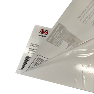 Autocollant de logo multicouche personnalisé adhésif étiquettes de révélation de pelage en <span class=keywords><strong>vinyle</strong></span> <span class=keywords><strong>expansé</strong></span> - Product Image 5