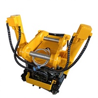 Rotateur inclinable pour excavatrice SLN 360, rotation 360°, inclinaison 45°, grappin, attache rapide, conception divisée, faible coût d'entretien