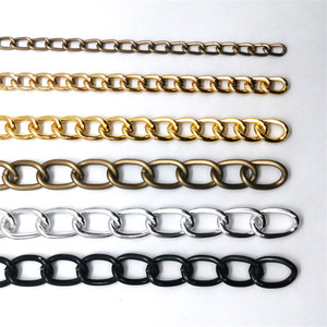 Iron <b>Chain</b> 100 Yards Plated Fashion Decorative <b>Chain</b> For Jewelry Making Bag <b>Waist</b> Bracelet Extension Twisted <b>Chain</b> Factory - Product Image 3