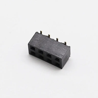 Gran oferta espaciado 2,54mm Altura 5,0mm posiciones 2P ~ 40pin PCB doble fila SMT con columna de posicionamiento hembra Pin Header SMT Connector