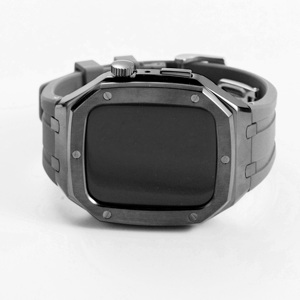 <span class=keywords><strong>Nouvelle</strong></span> arrivée <span class=keywords><strong>Lunette</strong></span> de montre en acier inoxydable plaqué or 18 carats Bracelet de montre en caoutchouc pour <span class=keywords><strong>Apple</strong></span> Watch - Product Image 6