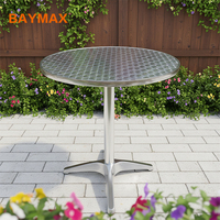 Chaise pliante en aluminium, mobilier de jardin extérieur, salle à manger, acier inoxydable