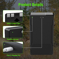 2 Paket Baterai Kamera Berburu untuk SPYPOINT Flex Series LIT-22 PRO 5700mAh Lithium Isi Ulang OEM Stok