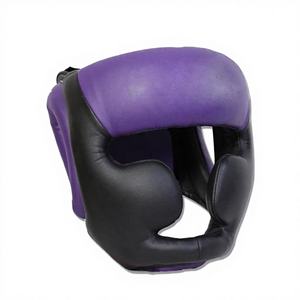 Protectores de Cabeza de Boxeo Personalizados con Cuero PU y Goma Antibacteriana, Transpirables y Duraderos para Entrenamiento de Kick Boxing - Product Image 1