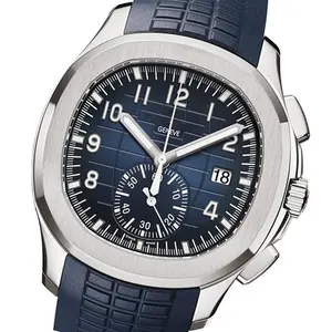High Quality Custom 42.2mm Luxury Men's Watch Waterproof Mechanical Timer Fashion Brand Watch Men's Leather Belt Durable Watch
