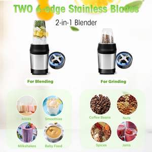 Blender électrique portable, mixeur pour jus de fruits frais, mixeur pour smoothies, blender pour les voyages et la cuisine - Product Image 3
