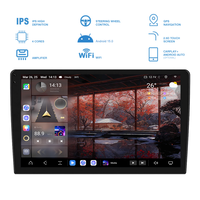 Radio para Auto Android Universal KZS TS20, Pantalla Táctil OLED de 9/10 Pulgadas 1280*720, Reproductor Multimedia Estéreo GPS 2DIN con Asistencia de Reversa
