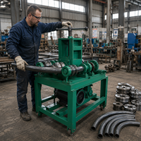 Cintreuse électrique à froid pour arches structurelles de serres et cadres de portails métalliques