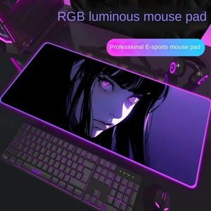แผ่นรองเมาส์เกมมิ่ง RGB ไฟ LED หลายสี แผ่นรองโต๊ะหนา 3 มม. ขอบล็อคกันลื่น ขนาดใหญ่พิเศษ ยางธรรมชาติ ปรับแต่งได้ - Product Image 5