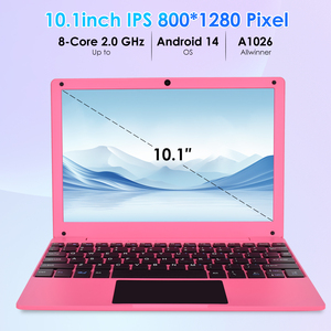 새로운 도매 10.1 인치 미니 노트북 4GB RAM 128 GB 스토리지 안드로이드 14.0 노트북 5000mAh 배터리 무선 영어 IPS - Product Image 4