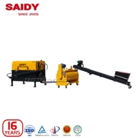 FP10B Hai Máy Trộn Máy Bê Tông Bọt Nhỏ Dây Chuyền Sản Xuất Khối CLC Bộ Thiết Bị Tạo Bọt