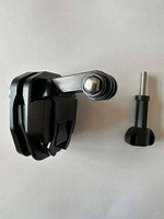 Support de pare-brise de moto réglable de haute qualité résistant aux chocs pour Insta360 X5/X4/X3 13/12 en silicone et alliage d'aluminium