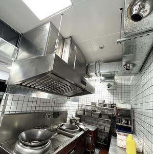 99% Filtración de campana híbrida Campana electrostática sin ventilación comercial Eliminación Campana de humos de escape sin conductos de cocina comercial - Product Image 5