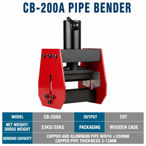 Copper Bar <b>Bending</b> <b>Machine</b> Separation Portable Hydraulic <b>Bending</b> <b>Machine</b> Iron Plate Aluminum Bar Pipe Bender Tools - Product Image 3