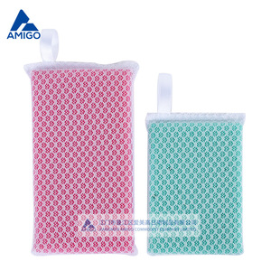 Éponge de nettoyage Amigo Lec K-008, tampon à vaisselle rectangulaire à motif diamant, outil de nettoyage de cuisine - Product Image 4