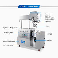 Ligne de traitement de crème pour le visage Gtop Mélange cosmétique Réacteur inoxydable Agitateur Aloe Vera Gel Production Making Machine