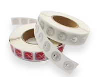 Conçu sur mesure 13.56MHz RFID NFC Tag ISO modèle 213 215 216 Mini autocollant d'étiquette PET étanche pour les médias sociaux