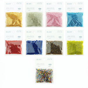 Ilan Abalorios Cuentas de Semilla de 4 mm, 50 g, Set Multicolor para Hacer Joyas - Product Image 2