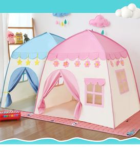 Tienda portátil para niños Wigwam, tiendas plegables para niños, <span class=keywords><strong>Tipi</strong></span>, casa de juegos para bebés, niñas, Princesa, Castillo, decoración de habitación infantil, regalo de fiesta - Product Image 3