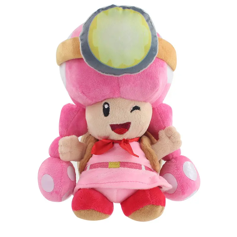 New 20cm Super Bros Plush Toy Mushroom Doll Toy Soft Stuffed Animal Dolls Toy Kids Children Birthday Christmas Gift