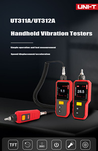 เครื่องวัดการสั่นสะเทือนแบบดิจิตอล Uni-t Ut311a สำหรับงานทดสอบในอุตสาหกรรม พร้อมหัววัดแบบพกพา - Product Image 5