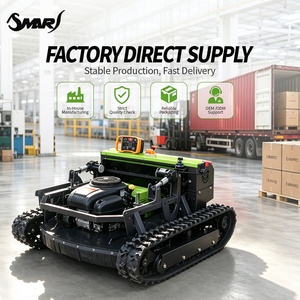 <span class=keywords><strong>Tondeuse</strong></span> à gazon industrielle à chenilles en caoutchouc diesel, zéro-turn, télécommandée, certifiée CE, pour la coupe de gazon commercial et le défrichement des terrains - Product Image 3