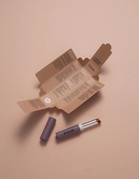 Caja de papel de una pieza de diseño moderno para cosméticos, lápiz labial, loción hidratante, espray, embalaje ligero, poco residuos